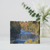 Tahqaumenon Falls, Michigan Postkarte (Stehend Vorderseite)