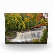 Tahquamenon Falls in Fall Fotoblock (Vorderseite)