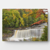 Tahquamenon Falls in Fall Fotoplatte (Vorderseite)