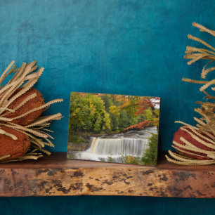Tahquamenon Falls in Fall Fotoplatte
