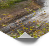 Tahquamenon Falls in Fall Poster (Ecke)