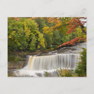 Tahquamenon Falls in Fall Postkarte