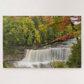 Tahquamenon Falls in Fall Puzzle (Horizontal)
