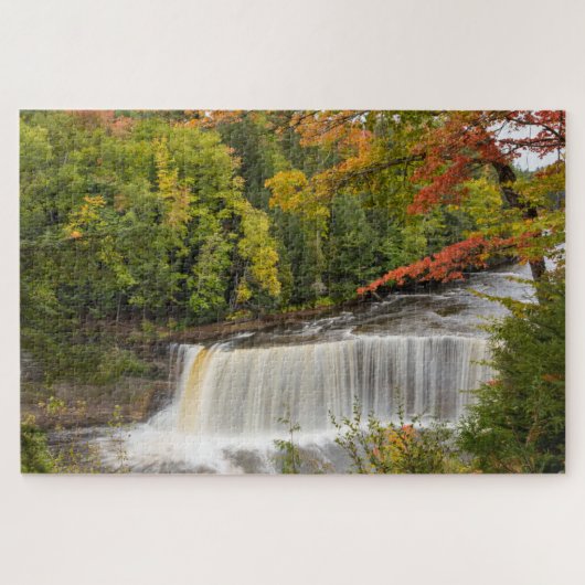 Tahquamenon Falls in Fall Puzzle (Horizontal)