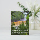 Tahquamenon Falls Michigan Postcard Postkarte (Stehend Vorderseite)