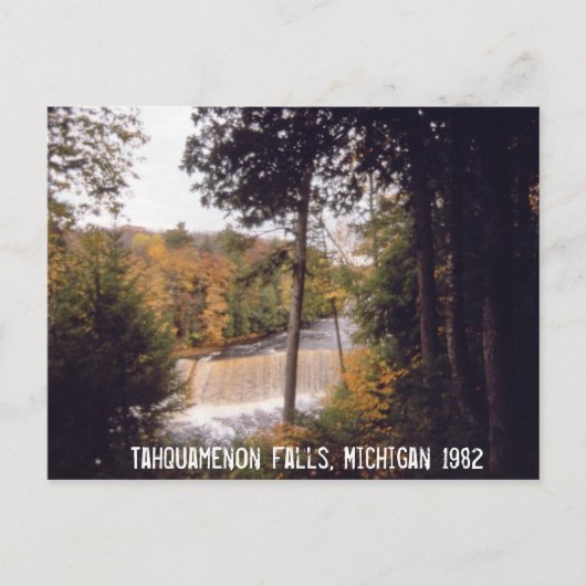 Tahquamenon Falls Michigan Postcard Postkarte (Vorderseite)
