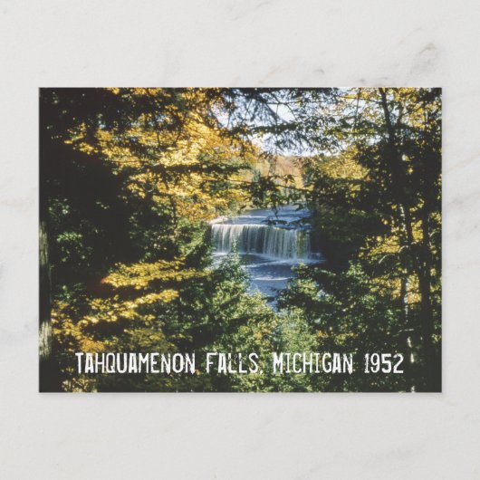 Tahquamenon Falls Michigan Postcard Postkarte (Vorderseite)