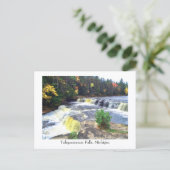 Tahquamenon Falls, Michigan Postkarte (Stehend Vorderseite)