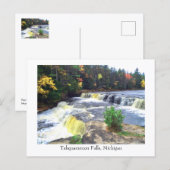 Tahquamenon Falls, Michigan Postkarte (Vorne/Hinten)