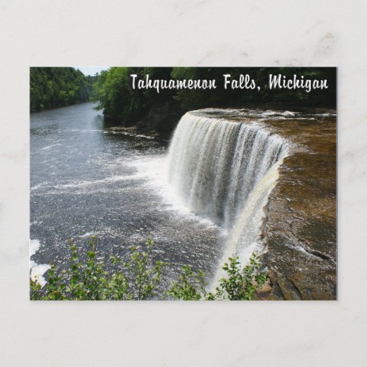 Tahquamenon Falls, Paradise, Michigan Postkarte (Vorderseite)