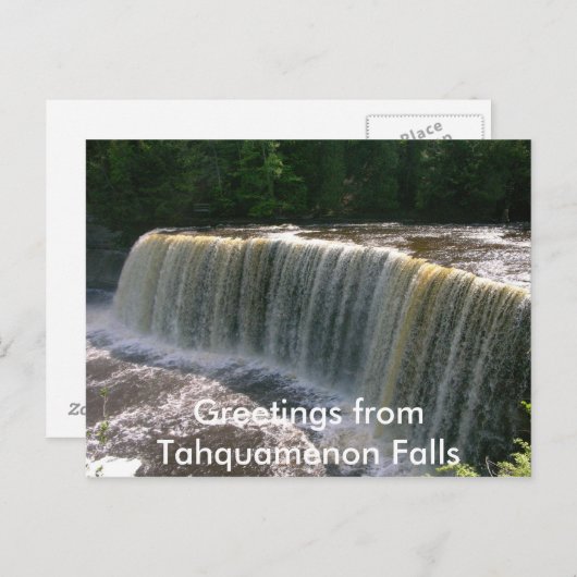 Tahquamenon Falls Postkarte (Vorne/Hinten)