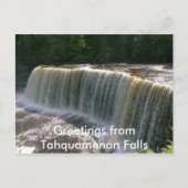 Tahquamenon Falls Postkarte (Vorderseite)