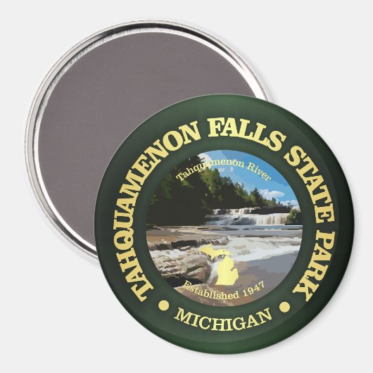 Tahquamenon Falls SP Magnet (Vorderseite/Rückseite)