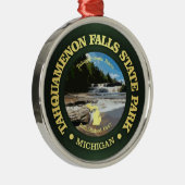 Tahquamenon Falls SP Ornament Aus Metall (Rechts)