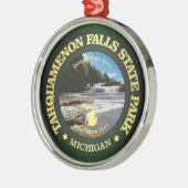 Tahquamenon Falls SP Ornament Aus Metall (Links)
