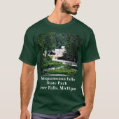 Tahquamenon Falls Staat Park Lower Falls MI Unisex T-Shirt (Vorderseite)