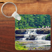 Tahquamenon Falls Staat Park Lower Falls, Michigan Schlüsselanhänger (Vorderseite)