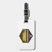 Tahquamenon Falls Staat Park Michigan Gepäckanhänger (Vorderseite vertikal)