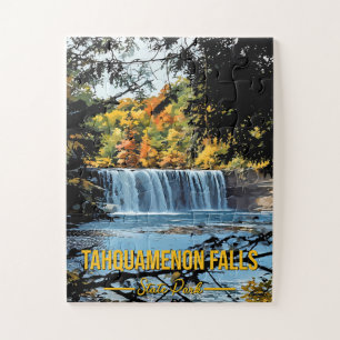 Tahquamenon Falls State Park Vintage Poster Puzzle