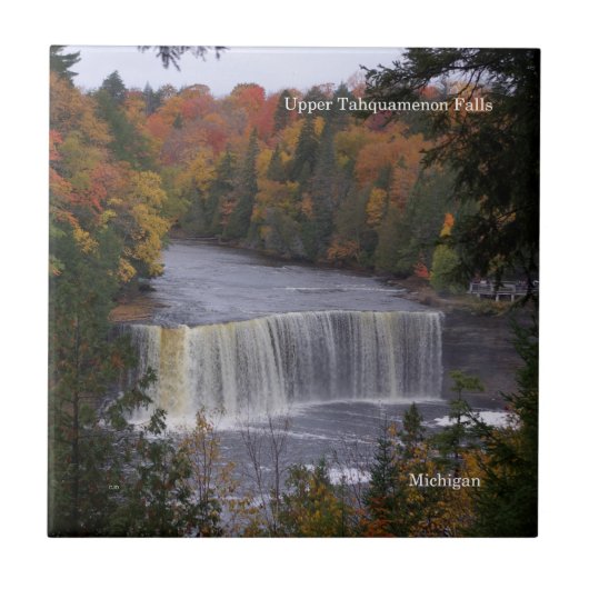 Tahquamenon Falls tile Fliese (Vorderseite)