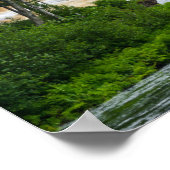 Tahquamenon Lower Falls Poster (Ecke)