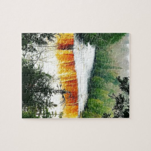 Tahquamenon Oberleder fällt obere Halbinsel Puzzle (Horizontal)