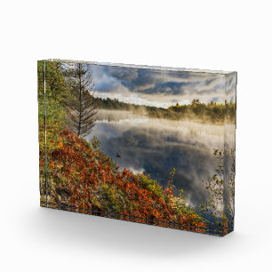 Tahquamenon River Sonnenaufgang Paradise, Michig Fotoblock