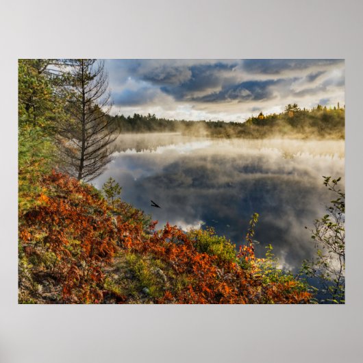 Tahquamenon River Sunrise | Paradies, Michigan Poster (Vorne)