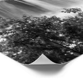 Tahquamenon Upper Falls Grayscale Poster (Ecke)