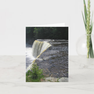 Tahquamenon Upper Falls Notecard Karte