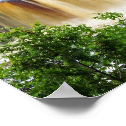 Tahquamenon Upper Falls Poster (Ecke)