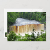 Tahquamenon Upper Falls Postkarte (Vorne/Hinten)