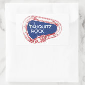 Tahquitz Rock California Klettergarten Rechteckiger Aufkleber (Tasche)
