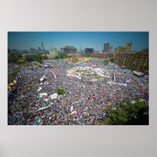 Tahrir quadratisches Ägypten am 29. Juli 2011 Poster