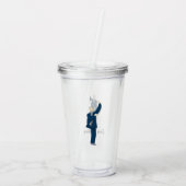 Tai Chi Acryltrinkbecher (Rückseite)