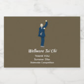 Tai Chi Alkoholflaschenetikett (Einzelnes Label)