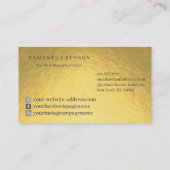 Tai Chi and Qigong - Bamboo Visitenkarte (Rückseite)