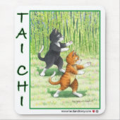 Tai Chi Cats Mouse Pad Mousepad (Vorne)