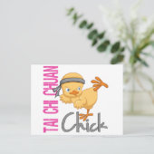 Tai Chi Chuan Chick Postkarte (Stehend Vorderseite)