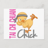 Tai Chi Chuan Chick Postkarte (Vorderseite)