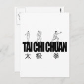 Tai Chi Chuan Postkarte (Vorne/Hinten)