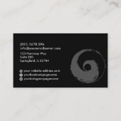 Tai Chi Chuan & Qigong Instructor Visitenkarte (Rückseite)