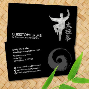 Tai Chi Chuan & Qigong Instructor Visitenkarte