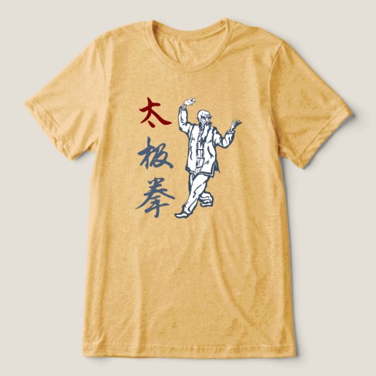 Tai Chi Chuan Tri-Blend-Shirt Tri-Blend Shirt (Design Vorderseite)