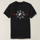 Tai Chi Circle und Yin Yang Symbol T-Shirt (Design vorne)
