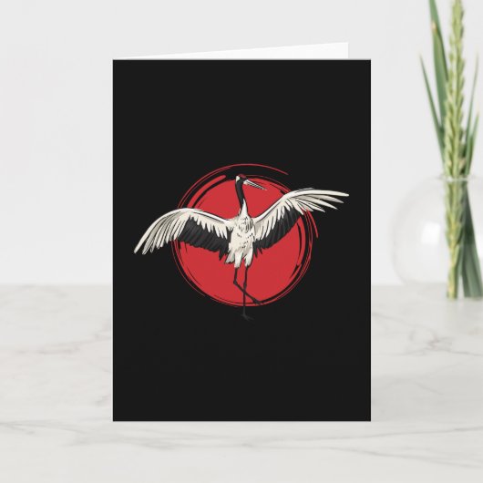 Tai Chi Crane Karte (Vorderseite)