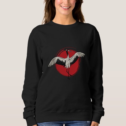 Tai Chi Crane Sweatshirt (Vorderseite)