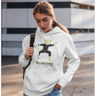 Tai Chi Dog Golden Labrador gelbe Labrador Hoodie