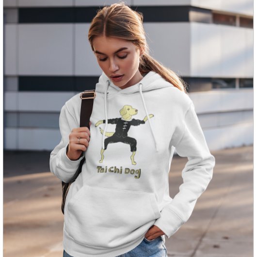 Tai Chi Dog Golden Labrador gelbe Labrador Hoodie