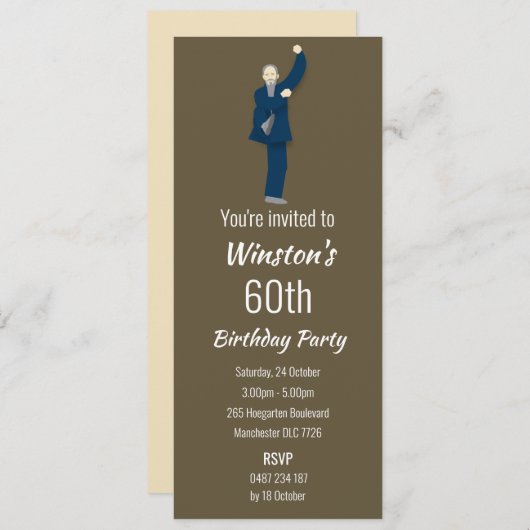 Tai chi einladung (Vorne/Hinten)